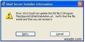 Khắc phục lỗi Windows 1913 khi cài đặt Office 2000