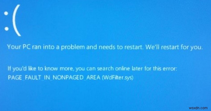 Khắc phục lỗi Page Fault in Nonpaged Area BSOD trên Windows 10 - Hướng dẫn chi tiết