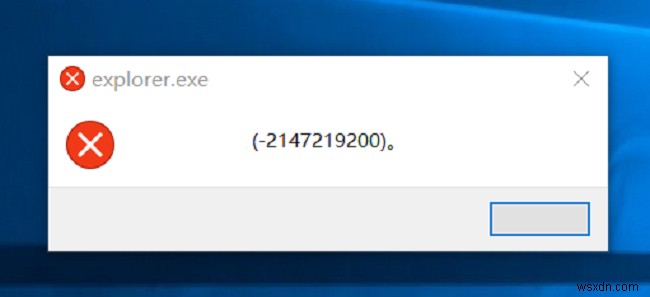 Khắc phục lỗi File System Error (-2147219200) trên Windows