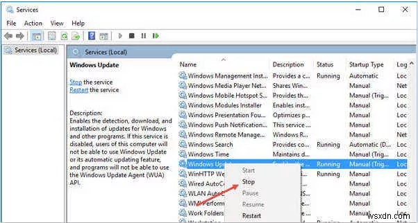 Hướng dẫn xóa bộ nhớ đệm Windows Update trên Windows 10 thủ công