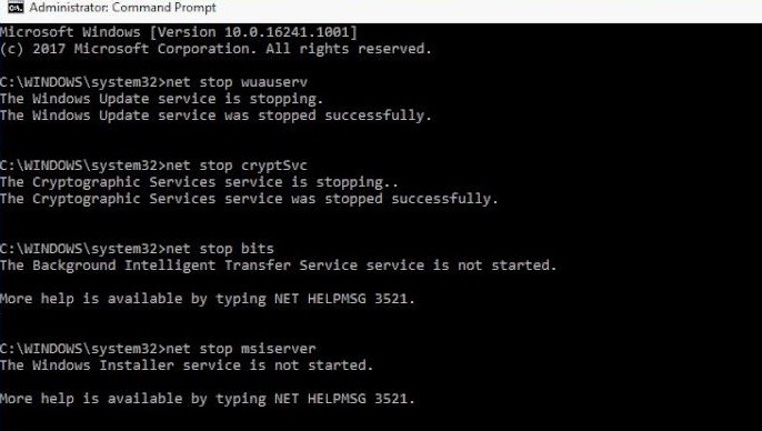 Khắc phục lỗi Windows Update 0x80242006 trên Windows 10