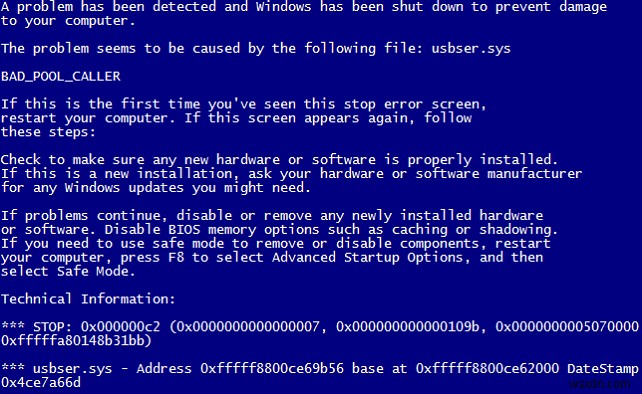 Khắc phục lỗi BAD_POOL_CALLER Blue Screen trên Windows 10