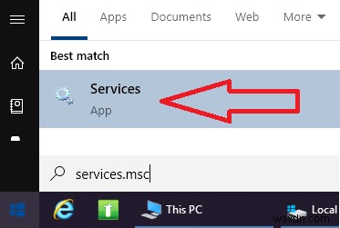 Khắc phục lỗi  A Problem Is Preventing the Troubleshooter from Starting  trên Windows 10