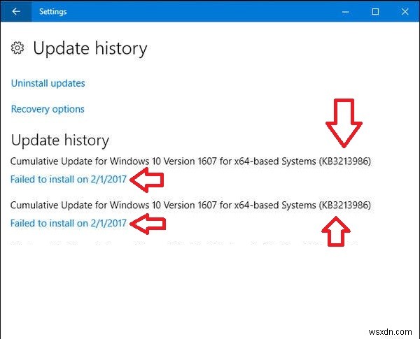 Khắc phục lỗi Couldn t install some updates because the PC was turned off trên Windows 10