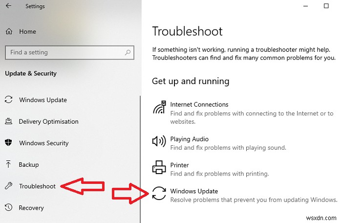 Khắc phục lỗi Couldn t install some updates because the PC was turned off trên Windows 10