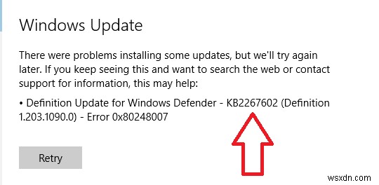 Khắc phục lỗi Windows Update 0x80248007 trên Windows 10 – Hướng dẫn chi tiết