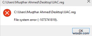 Khắc phục nhanh File System Errors trên Windows 10