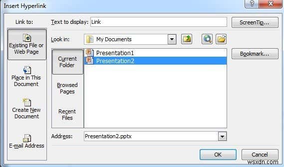 Tạo liên kết trực tiếp đến slide cụ thể, đoạn Word, hoặc phạm vi Excel trong PowerPoint