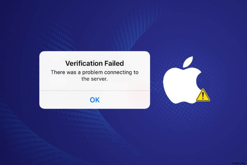 Hướng dẫn từng bước khắc phục lỗi  Verification Failed  kết nối Apple ID Server