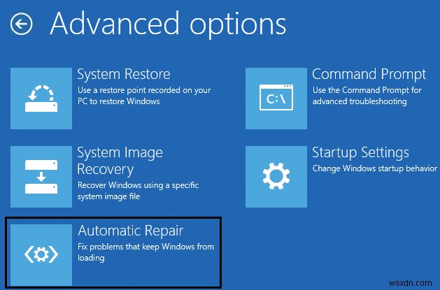 Khắc phục lỗi Đã xảy ra vấn đề khi đặt lại máy tính trên Windows 10