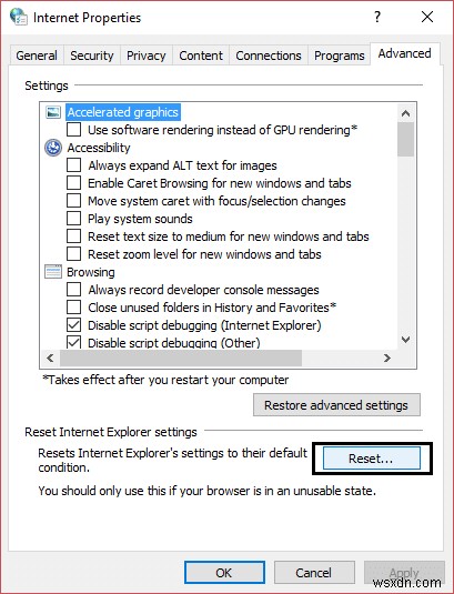 Khắc phục lỗi Máy chủ Proxy không phản hồi trên Internet Explorer
