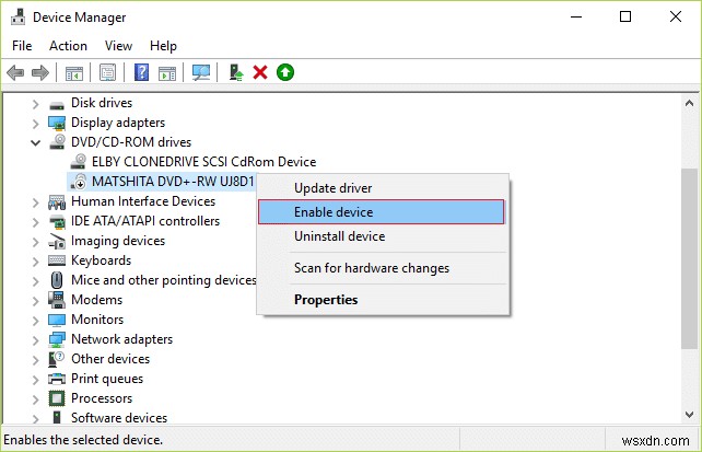 Khắc phục lỗi ổ CD/DVD không hiển thị trong Windows Explorer