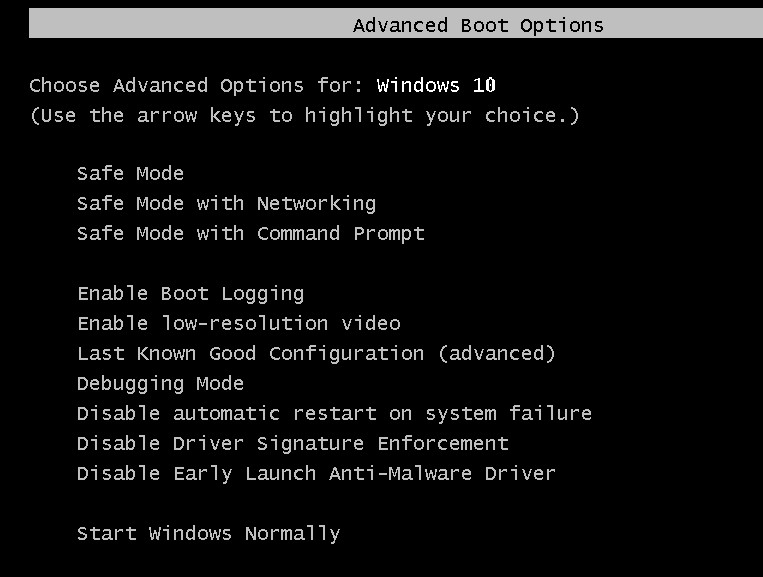 Cách khắc phục máy tính bị Crash khi chạy Safe Mode