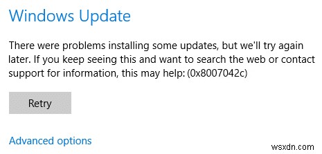 Khắc phục nhanh lỗi cập nhật Windows 10 0x8007042c với phương pháp đã được chứng minh