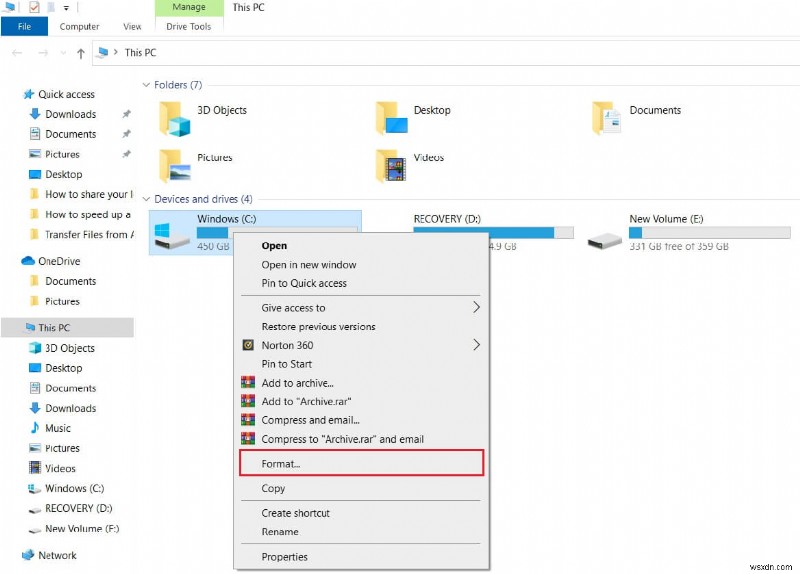 Khắc phục lỗi  File or Directory Corrupted  trên ổ cứng ngoài, USB, thẻ nhớ
