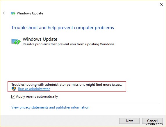 Khắc phục nhanh sự cố Windows Update bị treo hoặc đứng hình
