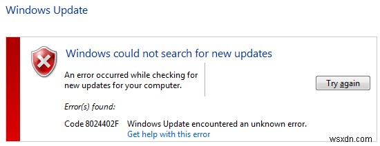 Khắc phục lỗi Windows Update 8024402F – Hướng dẫn nhanh từng bước