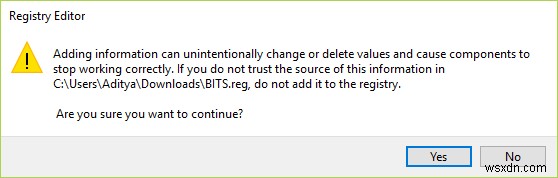 Khôi phục dịch vụ BITS để khắc phục sự cố Windows Update