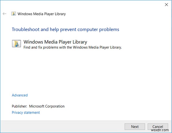 Khắc Phục Lỗi Thư Viện Windows Media Player Bị Hỏng