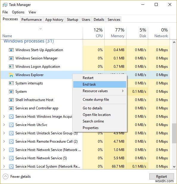 Khắc phục Start Menu không hoạt động trong Windows 10 – Hướng dẫn chi tiết