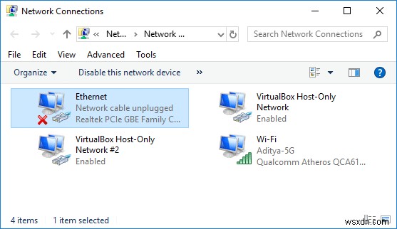 Khắc phục lỗi Ethernet không hoạt động trên Windows 10 – Cách sửa nhanh và hiệu quả