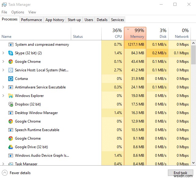 Khắc phục 100% Disk Usage trong Task Manager Windows 10 – Cách sửa nhanh