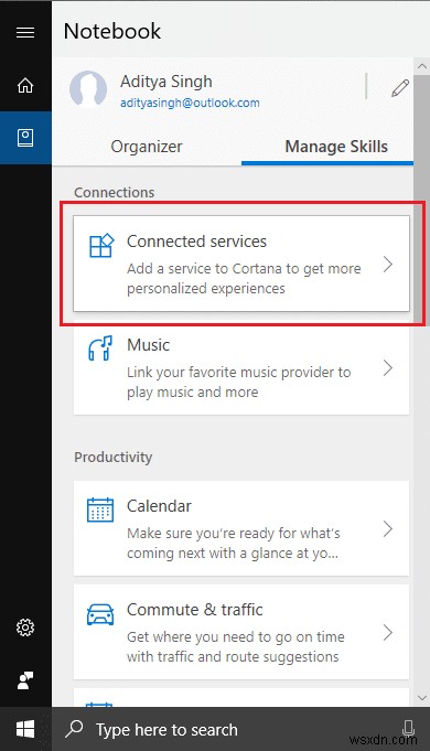 Kết nối Cortana với Gmail trên Windows 10: Quản lý Lịch & Email liền mạch