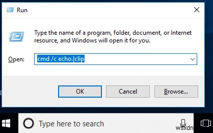 Cách xóa nhanh Clipboard Windows bằng Command Prompt hoặc phím tắt bàn phím