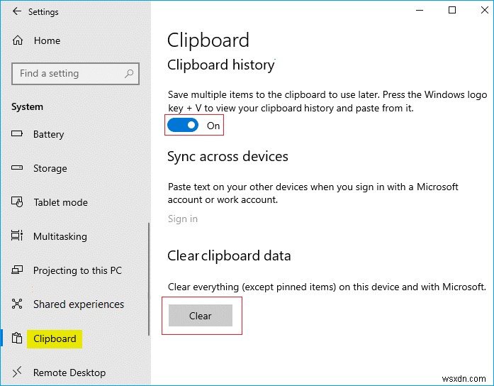 Cách xóa nhanh Clipboard Windows bằng Command Prompt hoặc phím tắt bàn phím