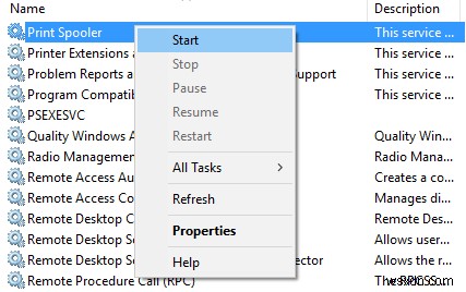 Các bước nhanh khôi phục máy in Windows 10 từ Offline sang Online