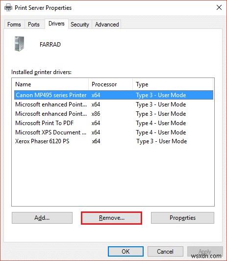 Các bước nhanh khôi phục máy in Windows 10 từ Offline sang Online