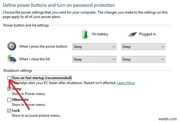 Cách tắt Fast Startup trong Windows 10 cải thiện hiệu suất và độ tin cậy