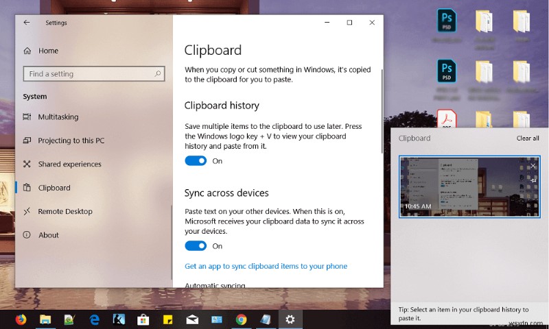 Cách Xóa Nhanh Lịch Sử Clipboard Trên Windows 10