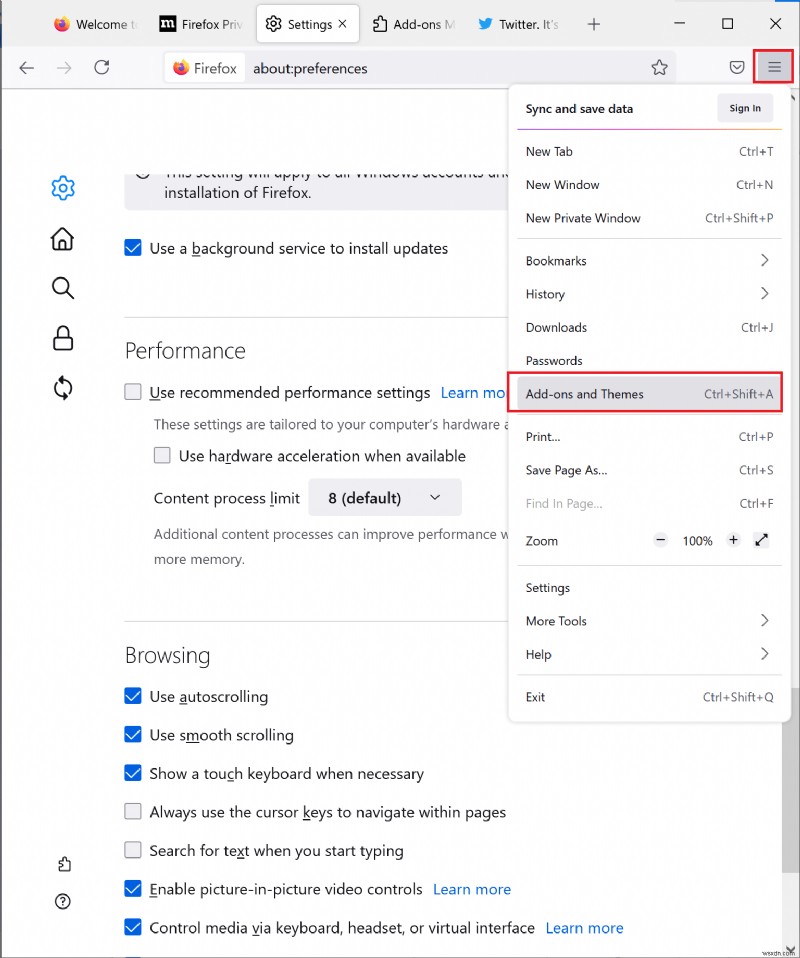 Cách khắc phục lỗi không phát video được trên Firefox