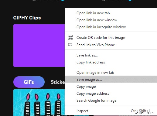 Hướng dẫn chi tiết tải GIF từ GIPHY, Google, Pixiv, Twitter, Tenor, GIFER