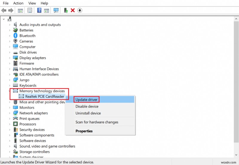 Cách khắc phục lỗi Realtek Card Reader không hoạt động trên Windows 10