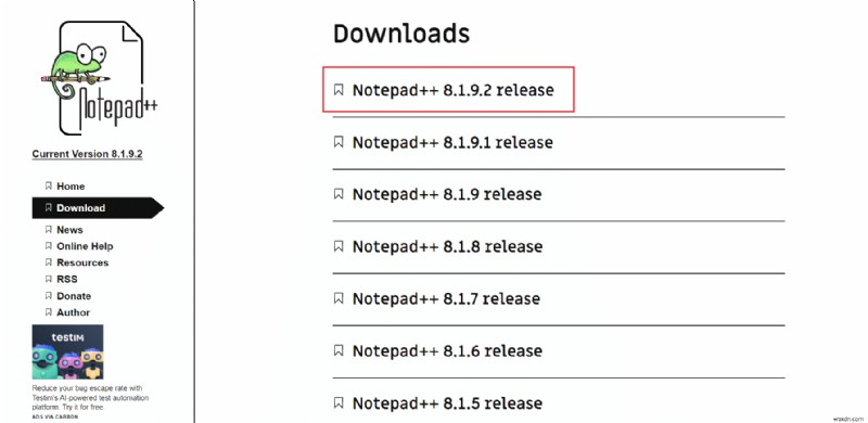 Cách đặt Notepad++ làm trình soạn thảo văn bản mặc định trên Windows 11