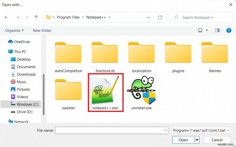 Cách đặt Notepad++ làm trình soạn thảo văn bản mặc định trên Windows 11