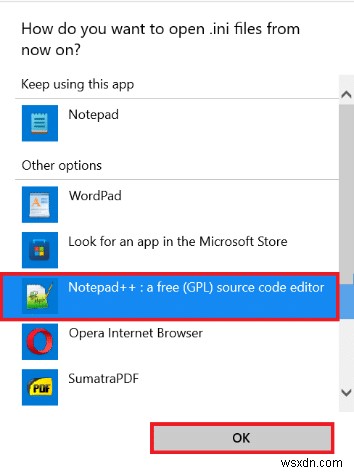 Cách đặt Notepad++ làm trình soạn thảo văn bản mặc định trên Windows 11