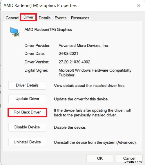 Cách quay lại driver trên Windows 11: Hướng dẫn chứng minh