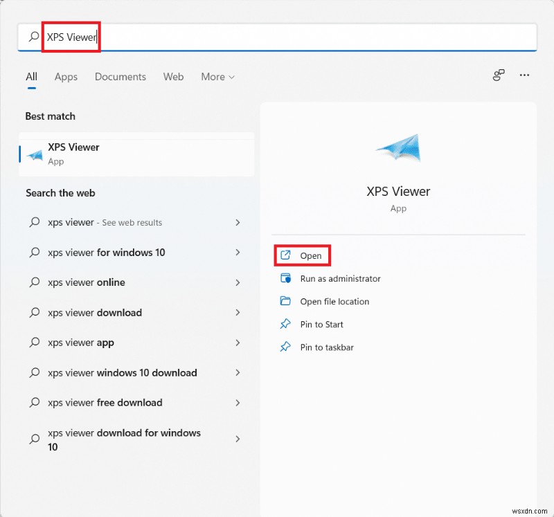 Hướng dẫn từng bước cài đặt XPS Viewer trên Windows 11