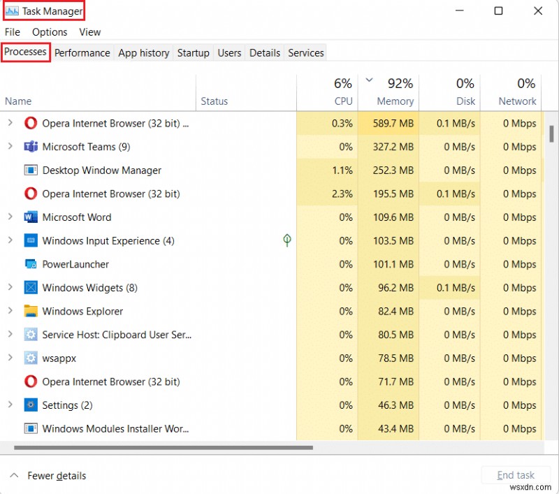Hướng Dẫn Xem Các Tiến Trình Đang Chạy Trên Windows 11
