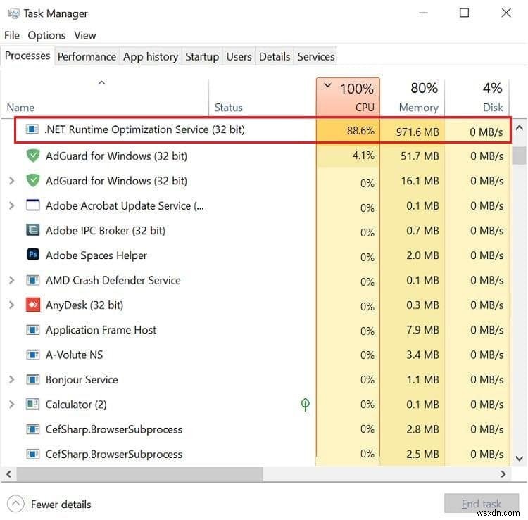 Khắc Phục .NET Runtime Optimization Service Dùng CPU Cao – Nhanh & Hiệu Quả