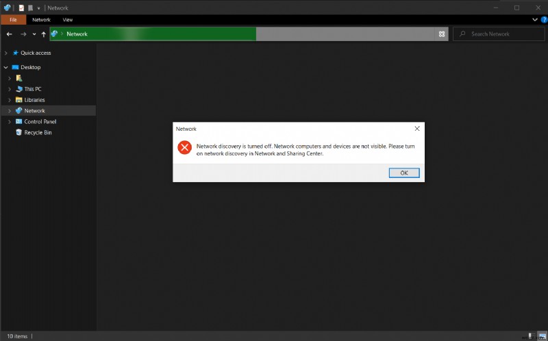 Khắc phục nhanh lỗi không thấy máy tính trong mạng Windows 10