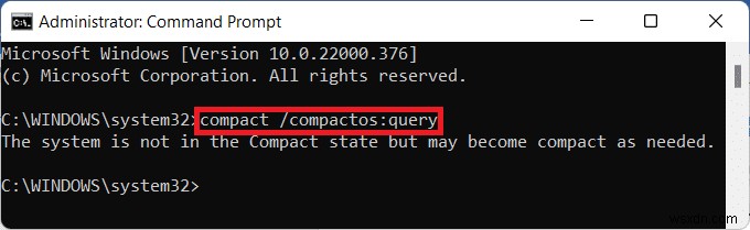 Bật/Tắt Compact OS trên Windows 11 – Tối ưu hóa dung lượng ổ cứng dễ dàng