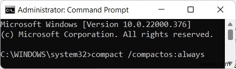 Bật/Tắt Compact OS trên Windows 11 – Tối ưu hóa dung lượng ổ cứng dễ dàng