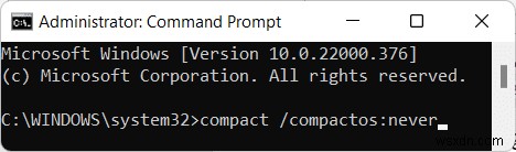 Bật/Tắt Compact OS trên Windows 11 – Tối ưu hóa dung lượng ổ cứng dễ dàng