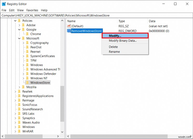Khắc phục sự cố WSAPPX sử dụng đĩa/CPU cao trên Windows 10