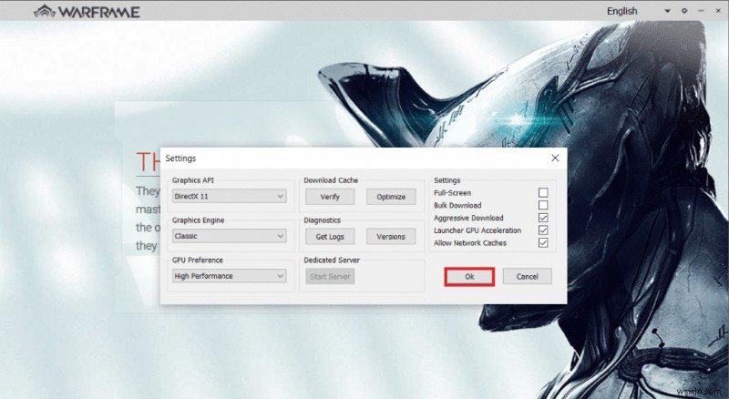 Khắc phục lỗi Warframe Launcher Update Failed: Hướng dẫn sửa chữa từng bước