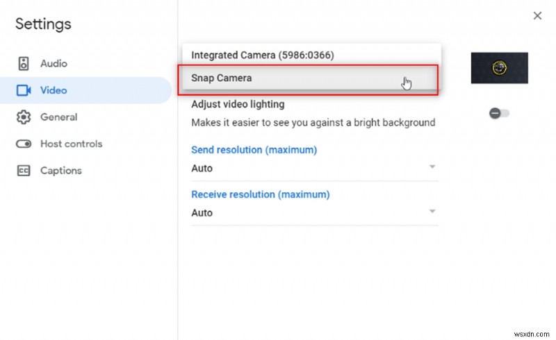 Sử dụng Snap Camera trên Google Meet: Hướng dẫn chi tiết từng bước